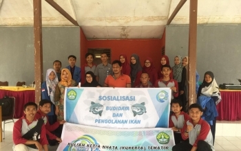 Tim Pengabdian Universitas Riau Melaksanakan Sosialiasi Budidaya dan Pengolahan Ikan di Kampung Keranji Guguh